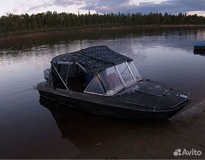 Обь 3 с мотором и прицепом