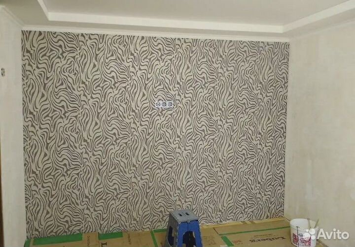 Поклейка обоев