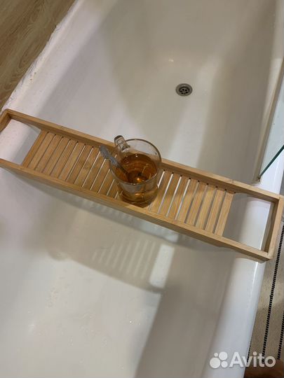 Полка столик для ванной