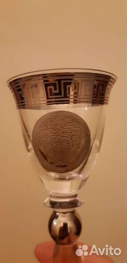 Фужеры из богемского стекла. (Чехия)