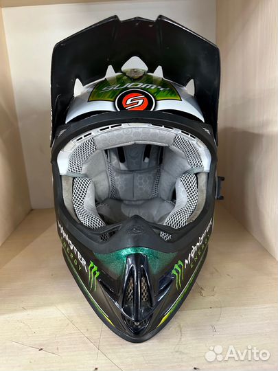 Мотошлем кроссовый Suomy MR Jump Monster Matt