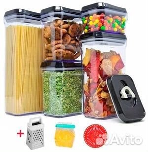 Набор вакуумных кухонных контейнеров для круп