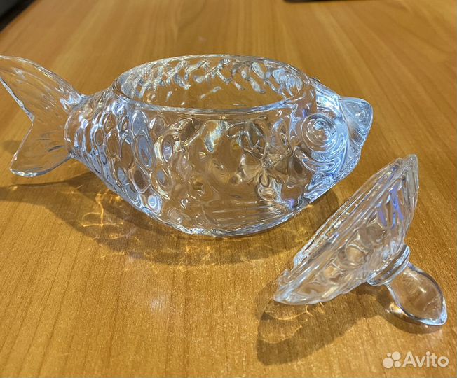 Икорница стеклянная