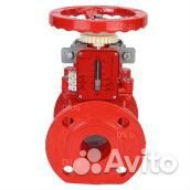 Задвижка клиновая 30ч39р (аналог мзвг) DN.ru gvwn1414S-2W-F-S signal box red Ду150 Ру10/16 фланцевая