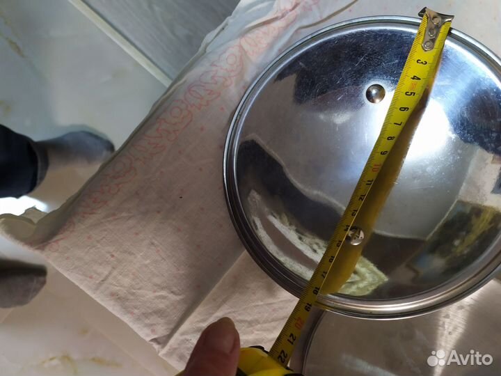 Крышка из нержавейки на кастрюлю (сотейник)