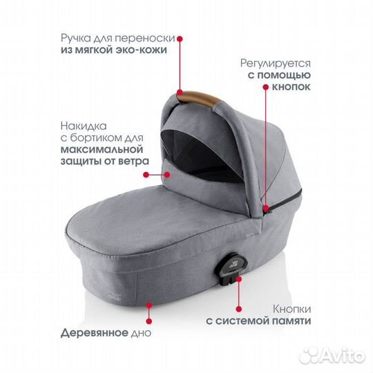 Коляска Britax romer smile 3 2в1 midnight grey