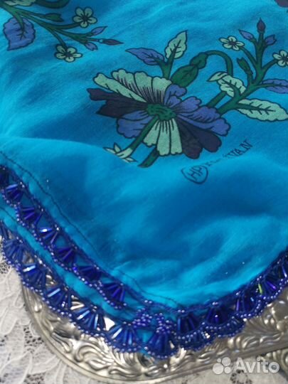 Pehlivan платок Вискоза Обшит Бисером