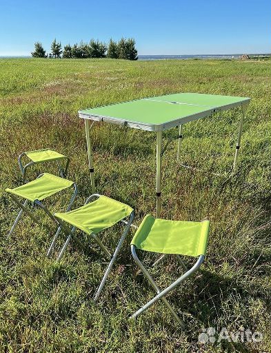 Стол складной со стульями