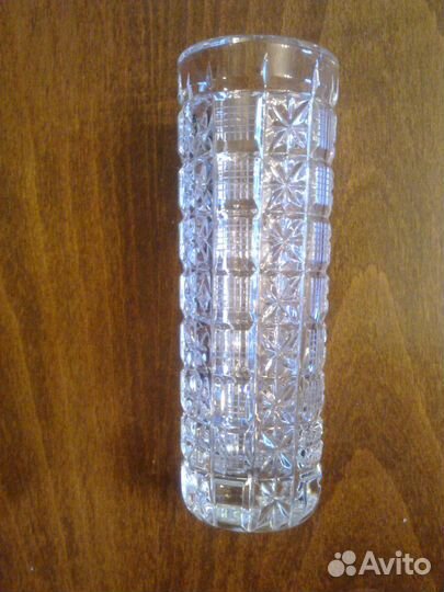 Вазочка-стакан хрусталь ручной работы