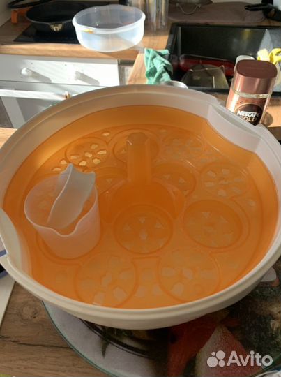 Стерилизатор для бутылок и ложка-бутылка в подарок