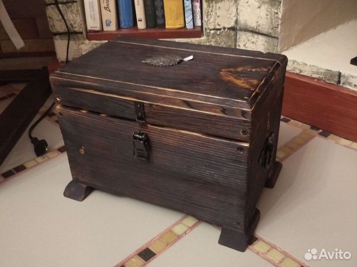 Сундучок деревянный для секретиков