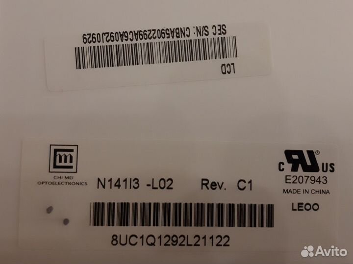 Матрица от ноутбука samsung NP-R460L