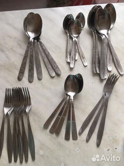 Ложки вилки нержавейка СССР