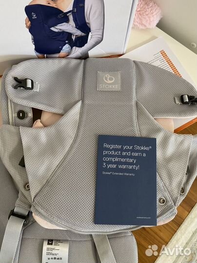 Рюкзак кенгуру stokke my carrier/ pink