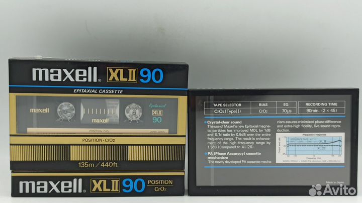 Новая аудиокассета maxell xlii