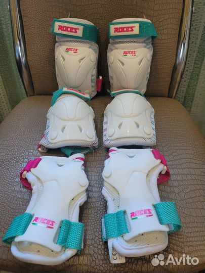 Роликовые коньки 25-28 размер с защитой