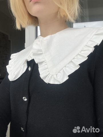 Накладной съемный воротник ручной работы