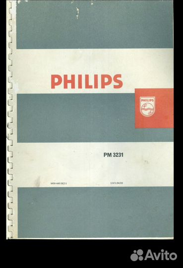 Осциллограф philips PM 3231