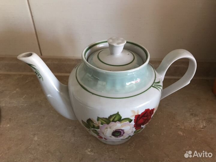 Чайник заварочный фарфоровый СССР