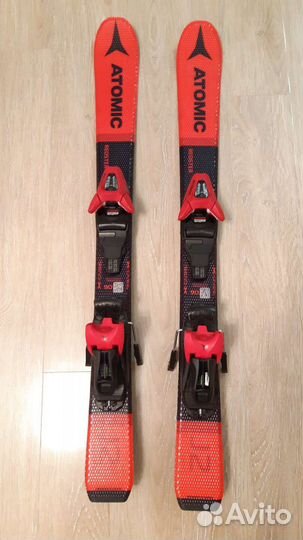 Ботинки 18 и лыжи Atomic детские 90 см