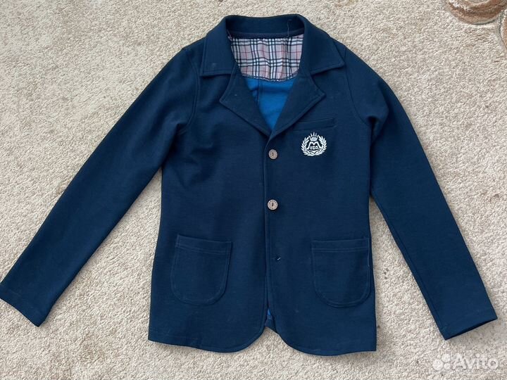 Пиджак для мальчика 140