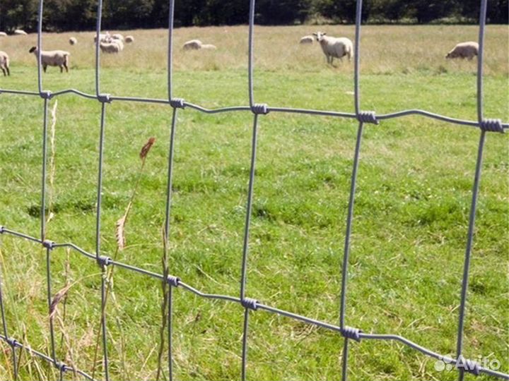 Скоба U-образная для шарнирной сетки