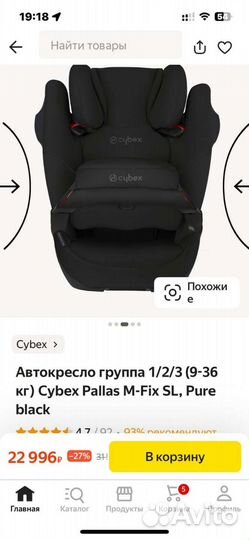 Автокресло Cybex solution m fix 9-36