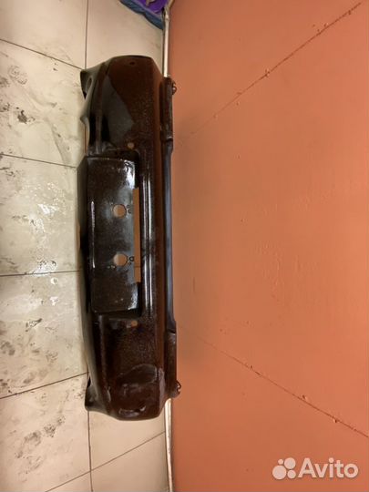 Задний бампер Subaru Impreza wrx (лупатая)