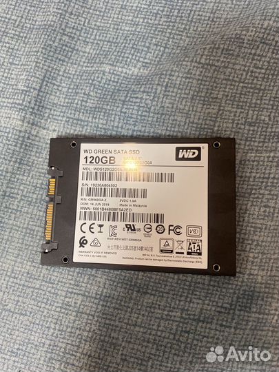 Ssd wd green 120gb