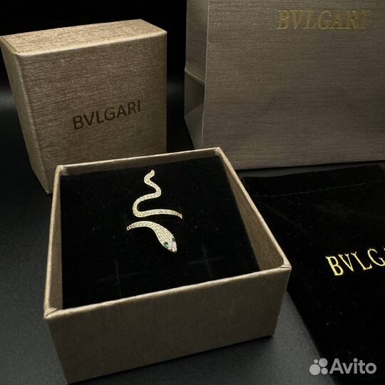 Bvlgari комплект 2в1 золотой(премиум)