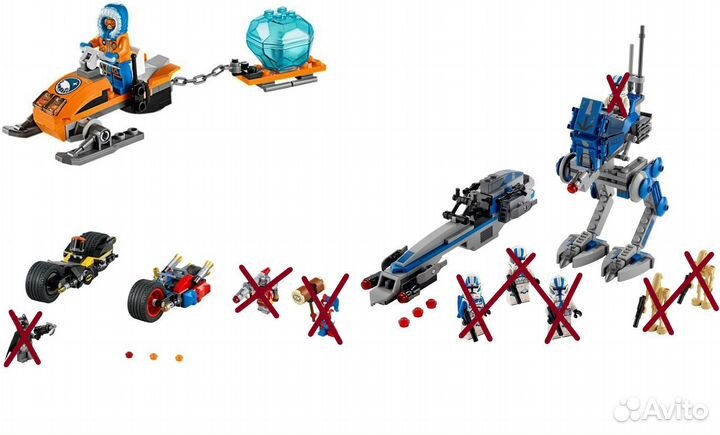 Lego наборы (Без фигурок)