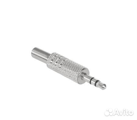 Штекер jack 3.5 stereo metal WTY0011
