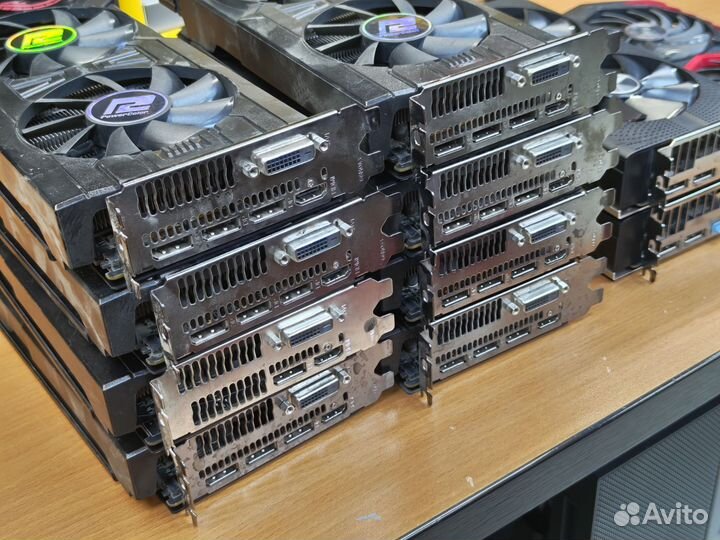 Видеокарты AMD 570/580 от 4GB до 8GB