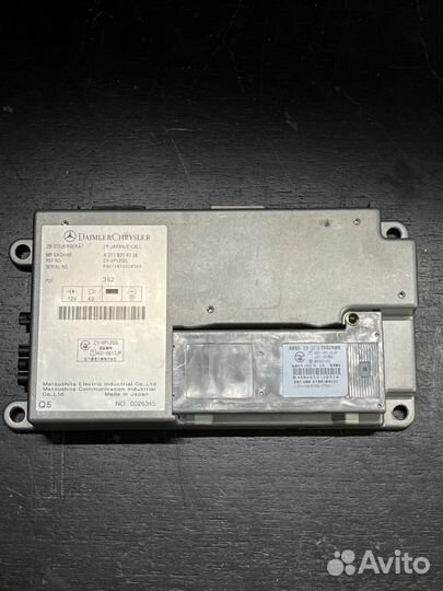 Блок управления телефоном мерседес w211
