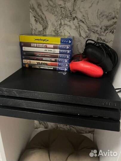 Sony playstation 4 PS4 pro 1tb с играми