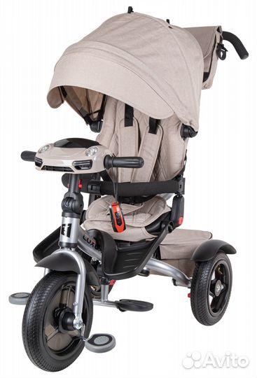 Велосипед коляска Luxury трёхколёсный с ручкой