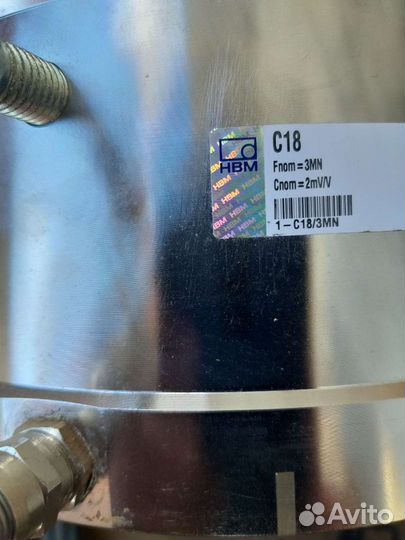 Весовой тензодатчик HBM C18/Z6FC3/AE501