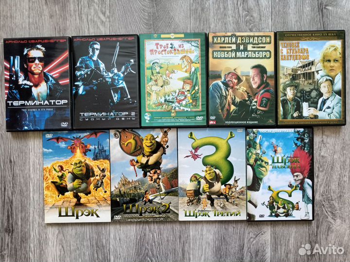 Фильмы, мультфильмы на DVD