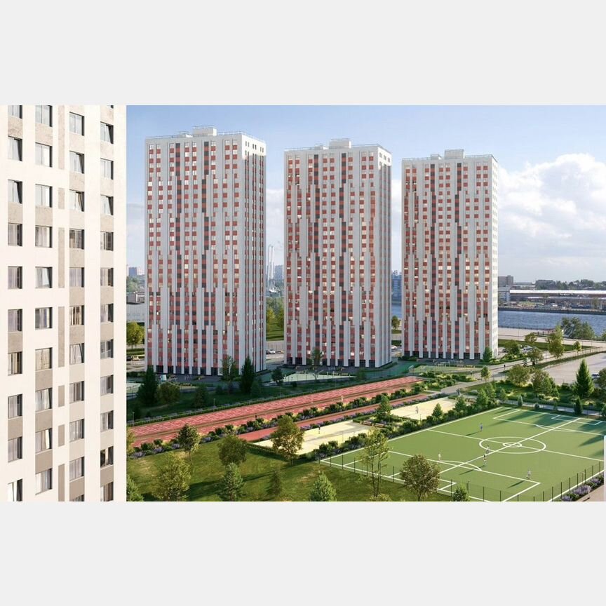 2-к. квартира, 44 м², 10/25 эт.