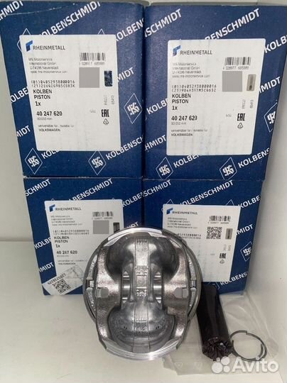 Поршень с кольцами Kolbenschmidt ccza, cawb 0,50