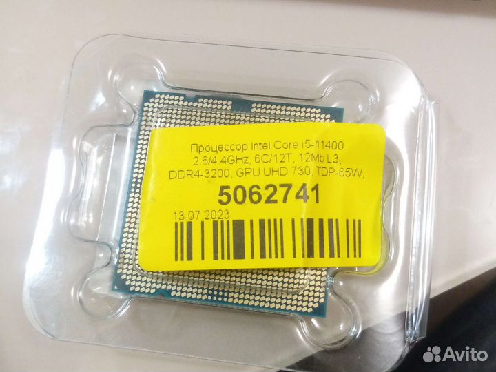 Процессор intel core i5 11400