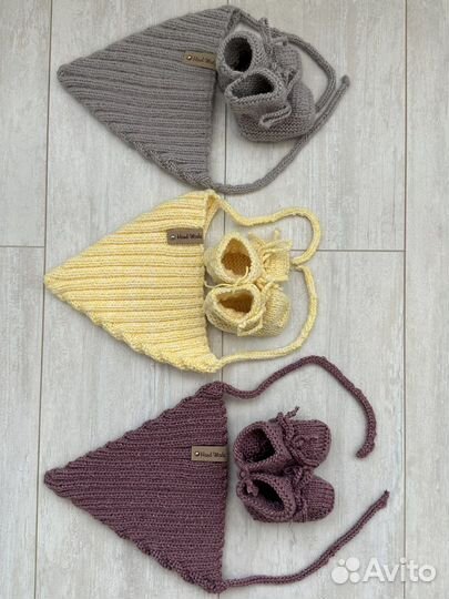 Детская шапка / Шапка Эльф / Пинетки