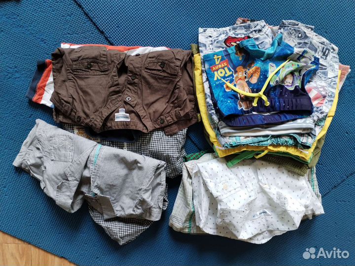 Вещи летние пакетом на мальчика 80 см