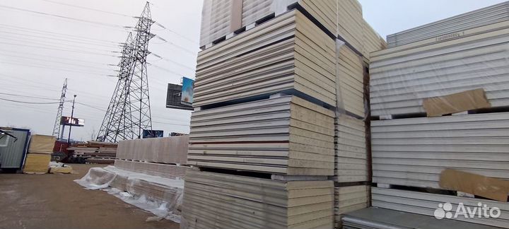 Сэндвич-панели 50000 м2 в наличии