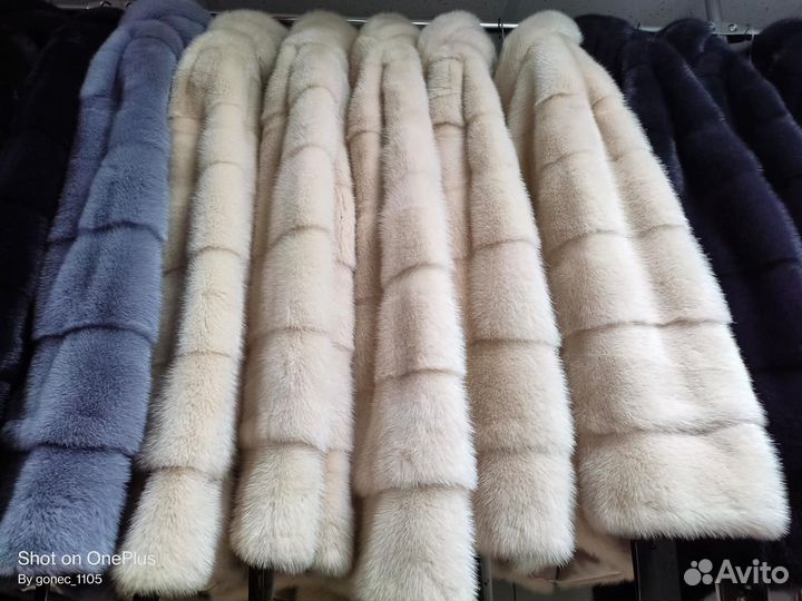 Шуба норковая 54-58. Новая. Длина 80
