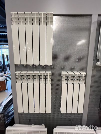 Радиатор отопления алюминиевый, биметаллический