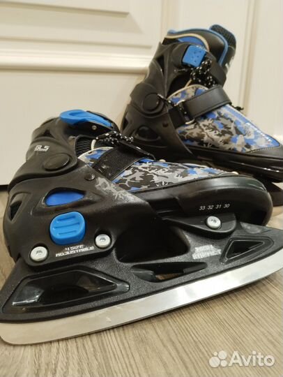 Коньки раздвижные nordway 30 33 детские