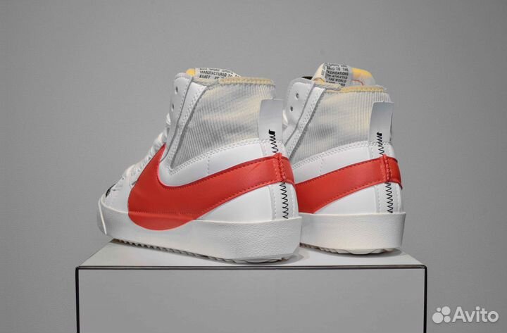 Nike Blazer 77 Jumbo Mid (41-45, Белые, Вечные)