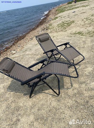 Кресло шезлонг 2шт (Арт.77550)