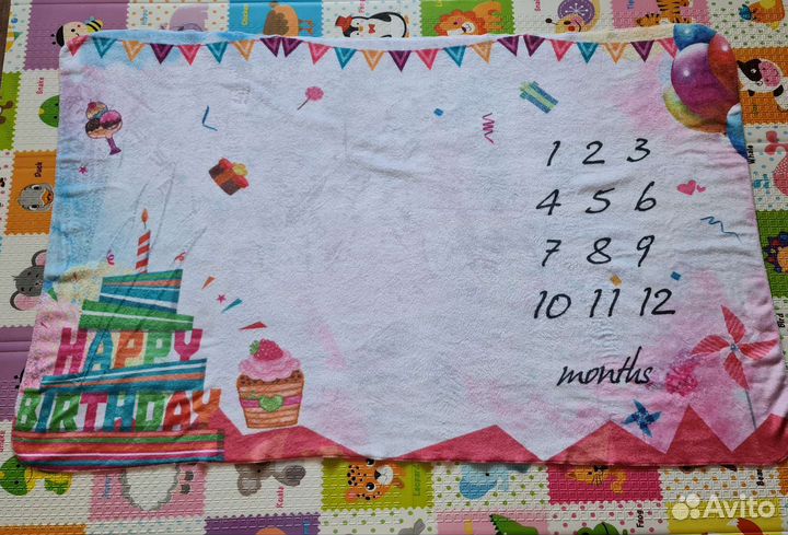 Фотоплед, фотоодеяло, фотофон для фотосессии